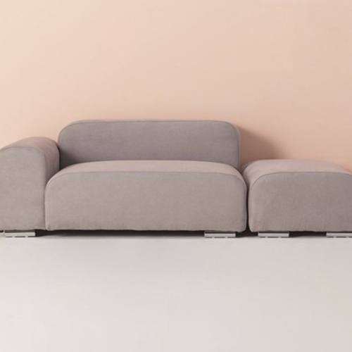 라자가구 비바 글램 아쿠아텍스 소파 2인용 (스툴포함)