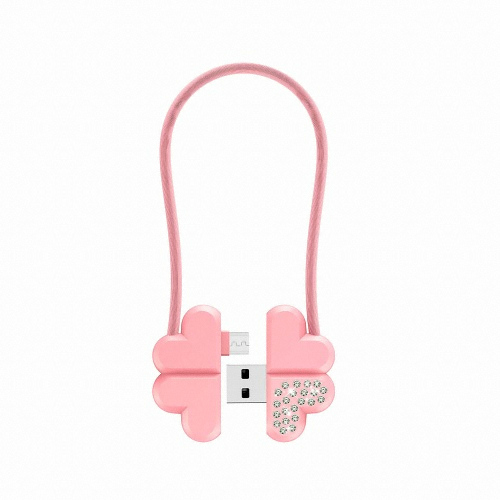 조이룸 네잎클로버 키링 마이크로 5핀 케이블 (BT156)