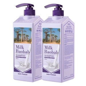 밀크바오밥 샴푸 베이비파우더 1000ml (2개)_이미지