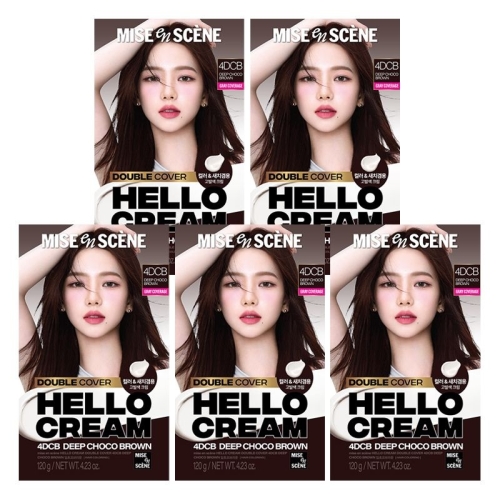 아모레퍼시픽 미쟝센 헬로크림 더블커버 120g (5개)