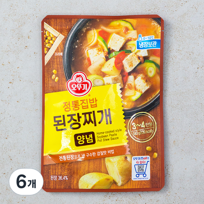 오뚜기 정통집밥 된장찌개양념 140g (6개)_이미지