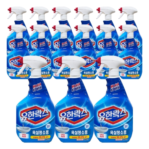 유한락스 욕실청소용 900ml (15개)_이미지