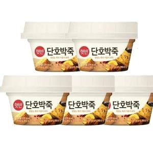 CJ제일제당 햇반 단호박죽 267g (5개)_이미지