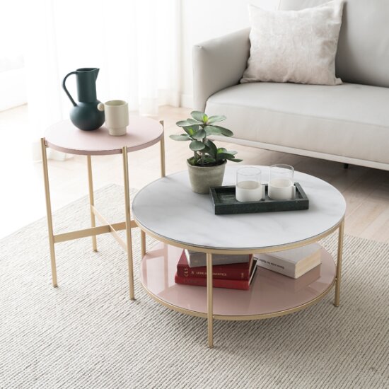 리바트 키쉬 골드 티테이블_이미지