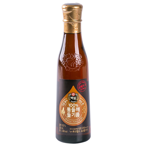 백설 100% 통들깨 들기름 300ml (1개)_이미지