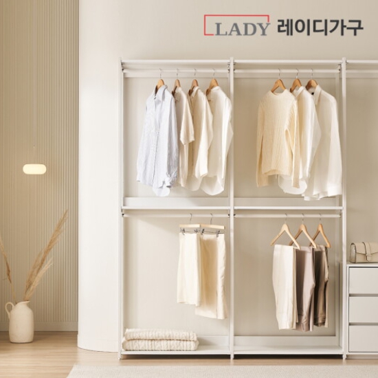 레이디가구 에어랙 철제 드레스룸 서랍형 B 2400_이미지