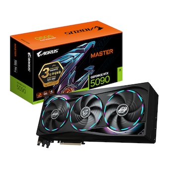 GIGABYTE <b>AORUS</b> 지포스 RTX 5090 MASTER D7 32GB 제이씨현
