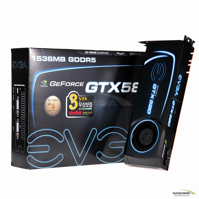 EVGA 지포스 GTX580 D5 1.5GB_이미지