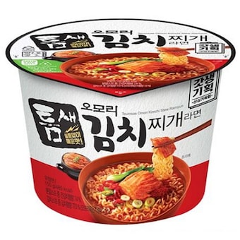 GS리테일 유어스 <b>틈새</b> 오모리 김치찌개<b>라면</b> 큰컵 150g