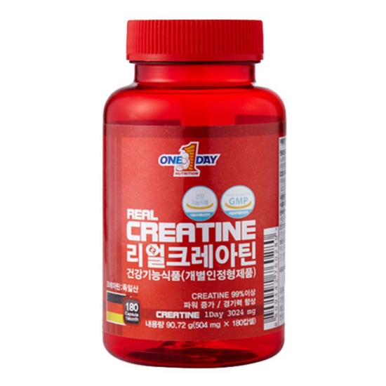 원데이뉴트리션 리얼 크레아틴 505mg 180캡슐 (1개)