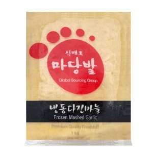 마당발365 냉동 다진마늘 1kg (1개)_이미지