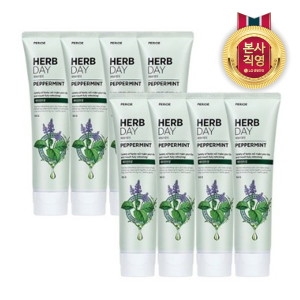 LG생활건강 페리오 허브데이 페퍼민트 치약 160g (8개)