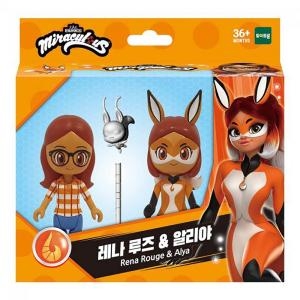 토이트론 레이디버그 레나루즈&알리야 피규어