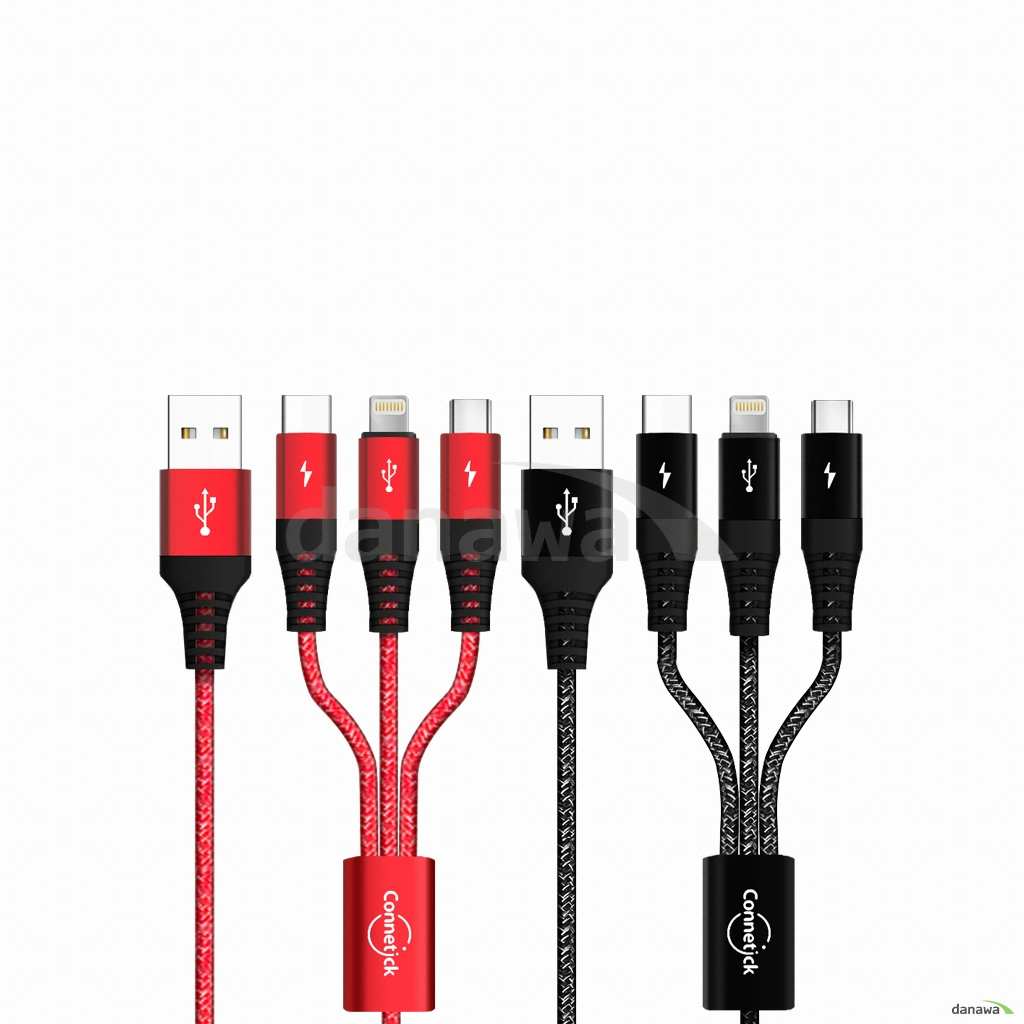 씨앤에스파워 CONNETICK CC3-11 3in1 멀티 충전 케이블