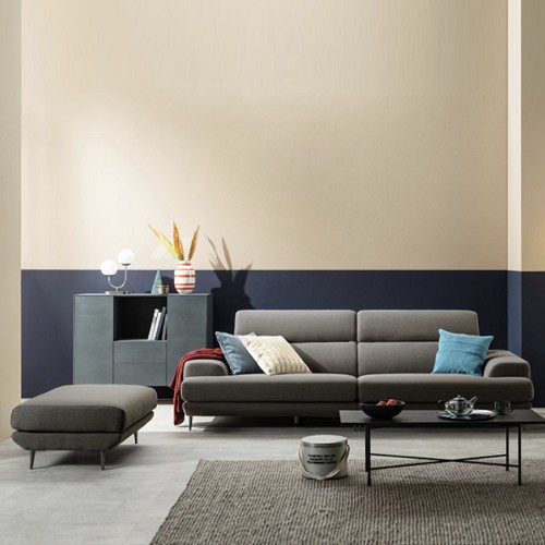 자코모 프레디 기능성 데이위브 패브릭 소파 3.5인용 (스툴포함)