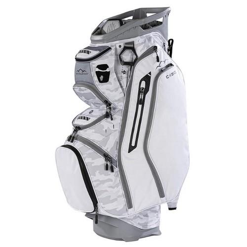 썬마운틴 C130 경량 카트백 스노우 카모 화이트 카뎃