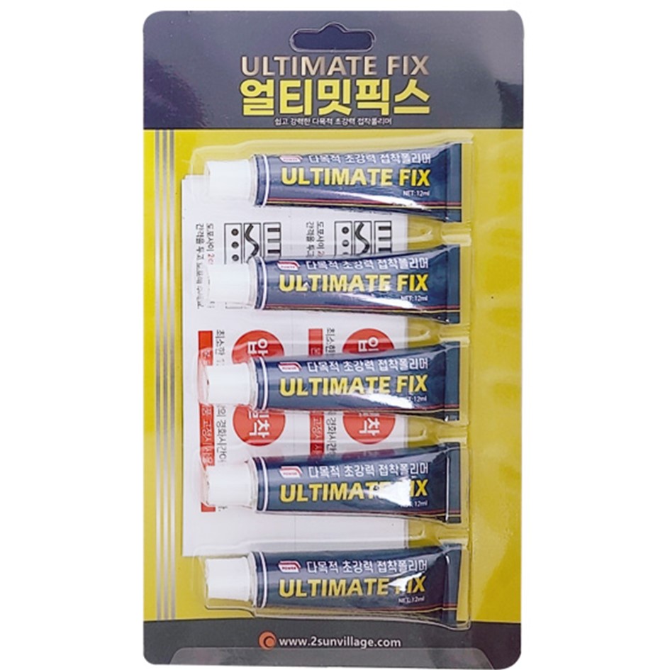얼티밋 픽스 다목적 초강력 접착 폴리머 12g (5개)_이미지