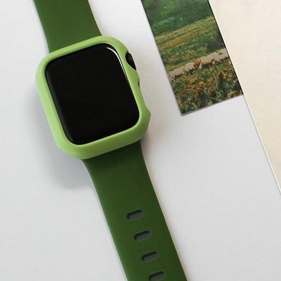 폰트리 힐링쉴드 애플워치 스트랩 실리콘 SL 시리즈 (아미 그린) (38mm/40mm/41mm)