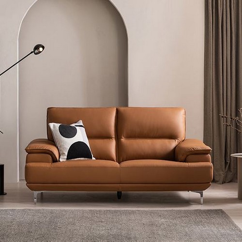 삼익가구  아르더 프리미엄 천연가죽 소파 3인용 (스툴별도)