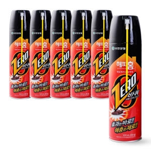 해피홈 제로 에어로솔 파워 바퀴용 500ml (6개)_이미지