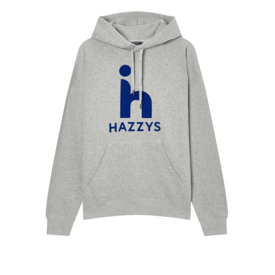 헤지스 로고배색 면혼방 후드티셔츠 HZTS3D382G2_이미지