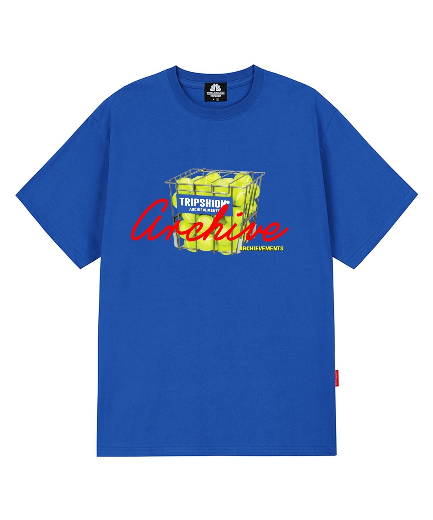 트립션 TRIPSHION TENNIS ARCHIVE 티셔츠 블루 TRIP21TSBLU049 1870494