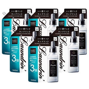 란도린 섬유유연제 클래식플로럴 리필 1.44L (6개)