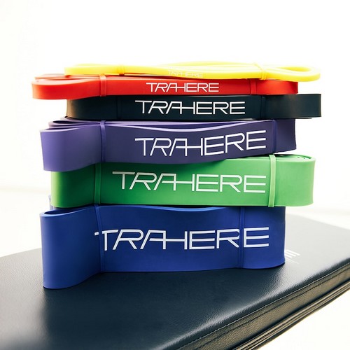 매틴 앳플리 트라히어 RB 라텍스 풀업 밴드 (4단계, 퍼플)_이미지