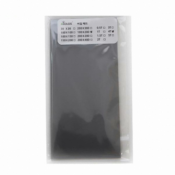 AiOLOS 써멀 패드 100x200 (4.0T)_이미지