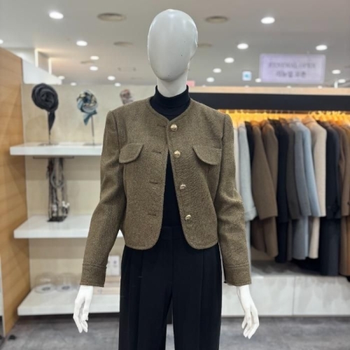 쉬즈미스 sh06 울 혼방 라운드넥 자켓 SWWJKO42010_이미지