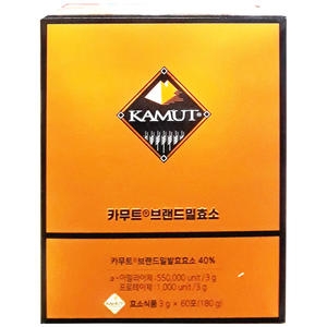 코스팜 그레인온 카무트 브랜드밀 효소 3g 60포 (1개)_이미지