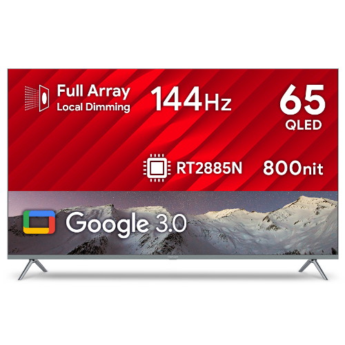 더함 스마트 65 QLED 144Hz 로컬디밍 돌비 AI 구글3.0 게이밍프로 (스탠드)_이미지