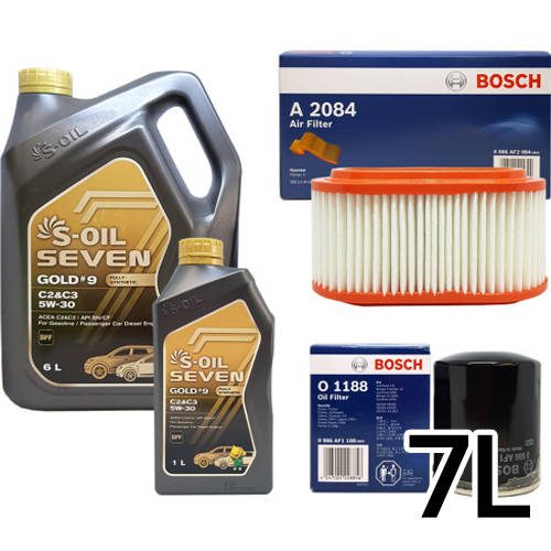 에쓰오일  세븐골드 5W30 + 보쉬필터 포터2 2.5 디젤