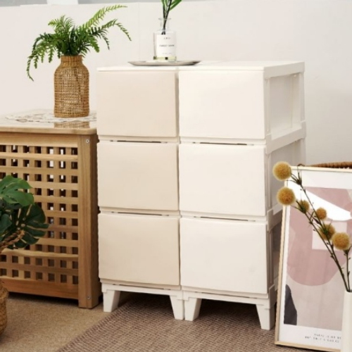 유원피에스 보노하우스 보노 심플리 240 서랍장 슬림형 3단 (1개)