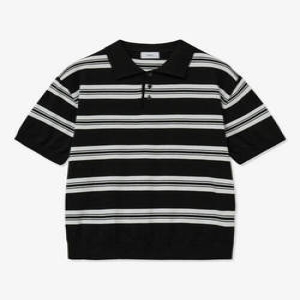 TNGT Stripe Pocket T-Shirt Black TNTS5E202BK