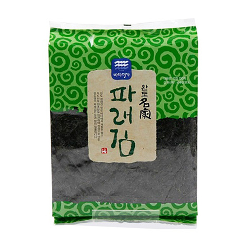 바다명가 완도명가 지주식 파래김 100장이미지입니다. 누르면 해당 게시물로 새창이동합니다.