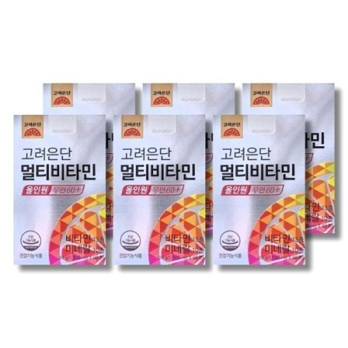 고려은단 멀티비타민 올인원 우먼 60+ 60정 (6개)_이미지