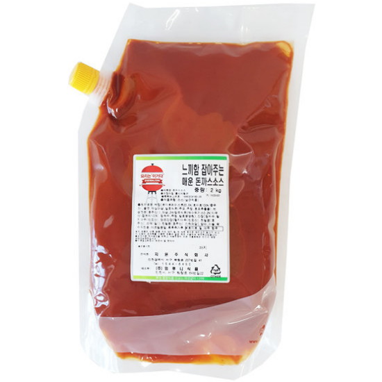 뫼루니식품 이거다 느끼함 잡아주는 매운돈까스소스 2kg (1개)_이미지