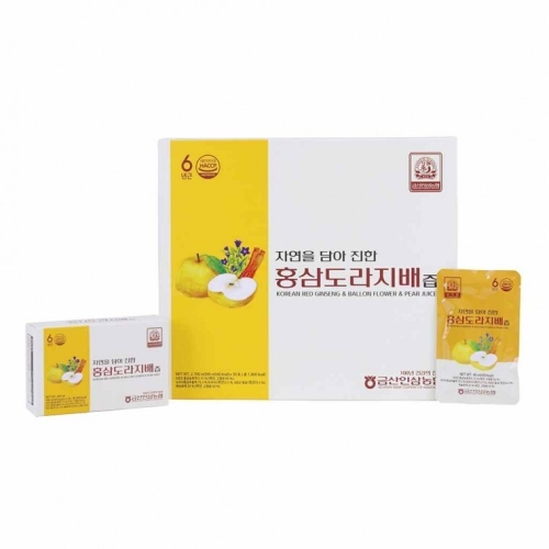 금산인삼농협 삼지원 홍삼도라지 배즙 90ml 30포 (1개)_이미지