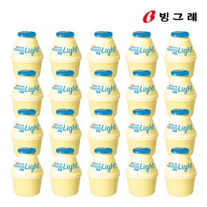 빙그레 바나나맛 라이트 우유 240ml (20개)