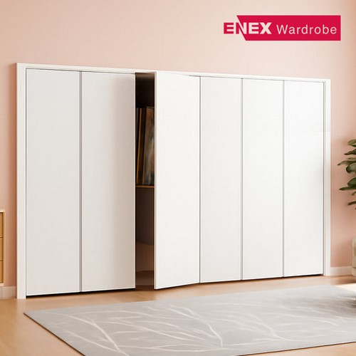 에넥스 제이모드 J형 무몰딩 붙박이장 실속형 (240cm)