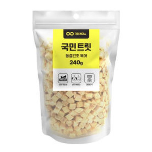 국민커머스 국민트릿 동결건조 북어 240g (1개)_이미지