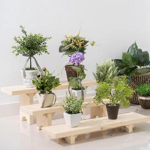 DIY 다육이 화분정리대 원목 화분받침대 선반 진열대 정리대