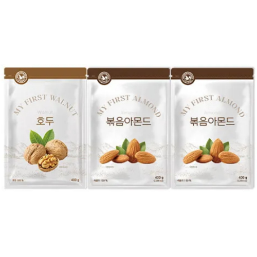 산과들에 호두 400g + 볶음아몬드 800g