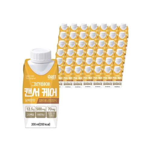 정식품 그린비아 캔서 케어 담백한맛 암환자용 균형영양식 200ml (42개)_이미지