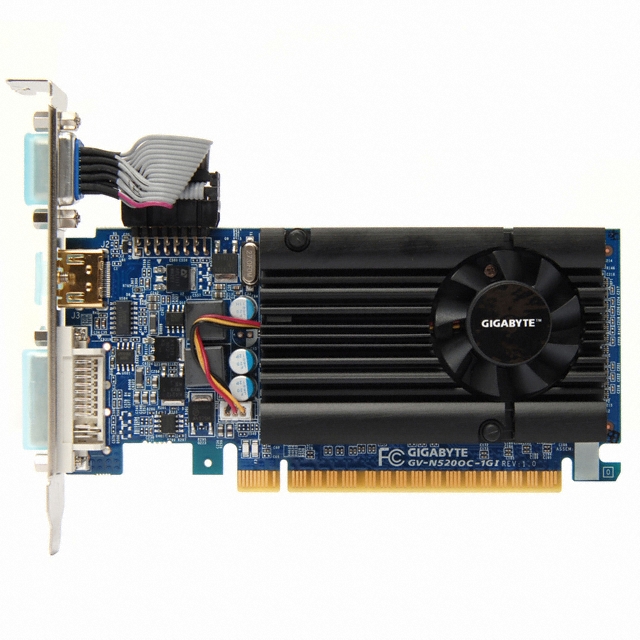GIGABYTE 지포스 GT520 OVER D3 1GB LP