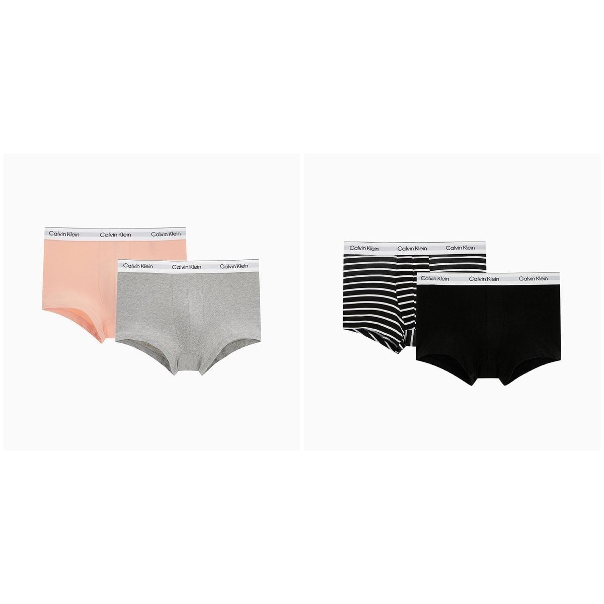 Calvin Klein Underwear CK 남성 아이콘 코튼 스트레치 드로즈 2PK 2종 택 1 NB4391-VRUWFD