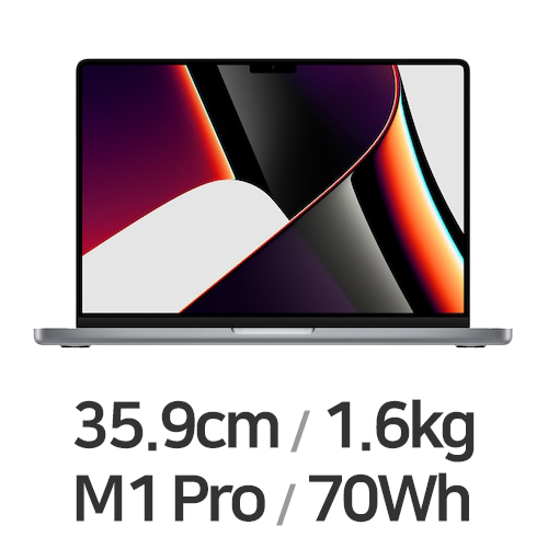 APPLE �ƺ�����14 M1���� 10�ھ� CPU, 16�ھ� GPU �׷���