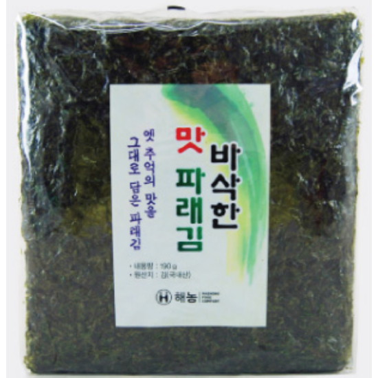 해농식품 맛 파래김 80g (1개)_이미지