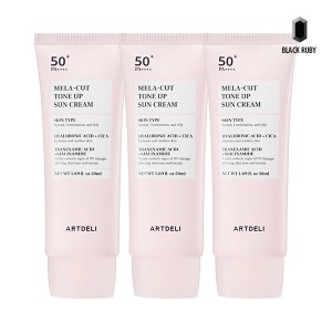 피플앤코 아트델리 멜라 컷 톤업 선크림 50ml (3개)_이미지